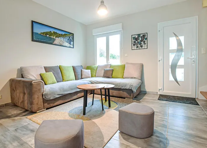 Сasa de vacaciones 5 Bedroom Beautiful In Carteret Barneville-Carteret